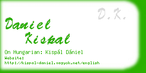 daniel kispal business card